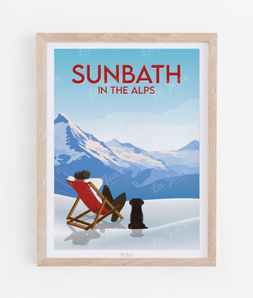 Sunbath in the Alps