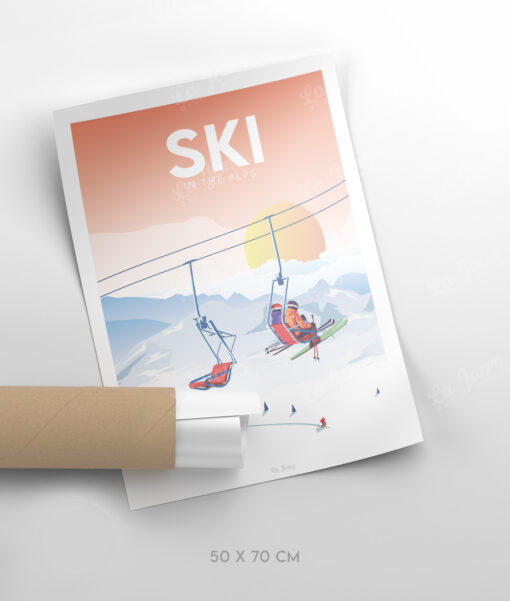 Skifahren in den Alpen – Bild 5