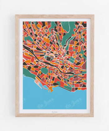 Map of Lausanne