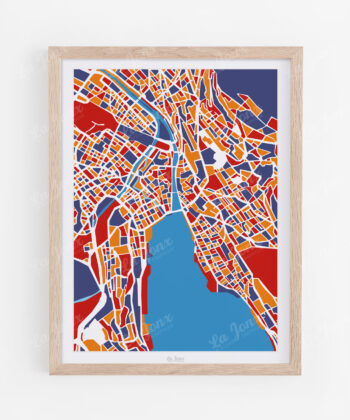 Carte de Zürich