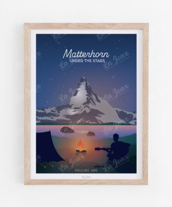 Matterhorn under the stars