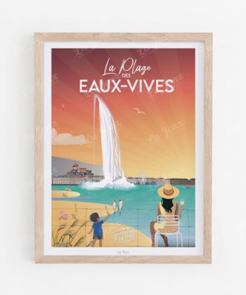 La plage des Eaux-Vives