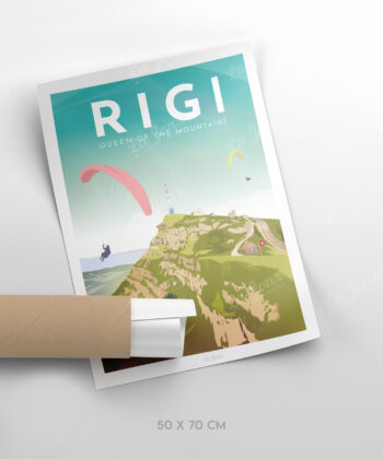Poster of Rigi, Switzerland, format 50x70cm