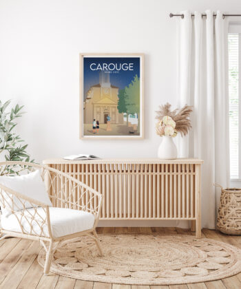 Poster von Carouge Sommerabend, ein perfektes Geschenk zur Dekoration Ihres Zuhauses
