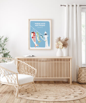 Affiche de Poésie d'été, cadeau parfait pour décorer votre intérieur