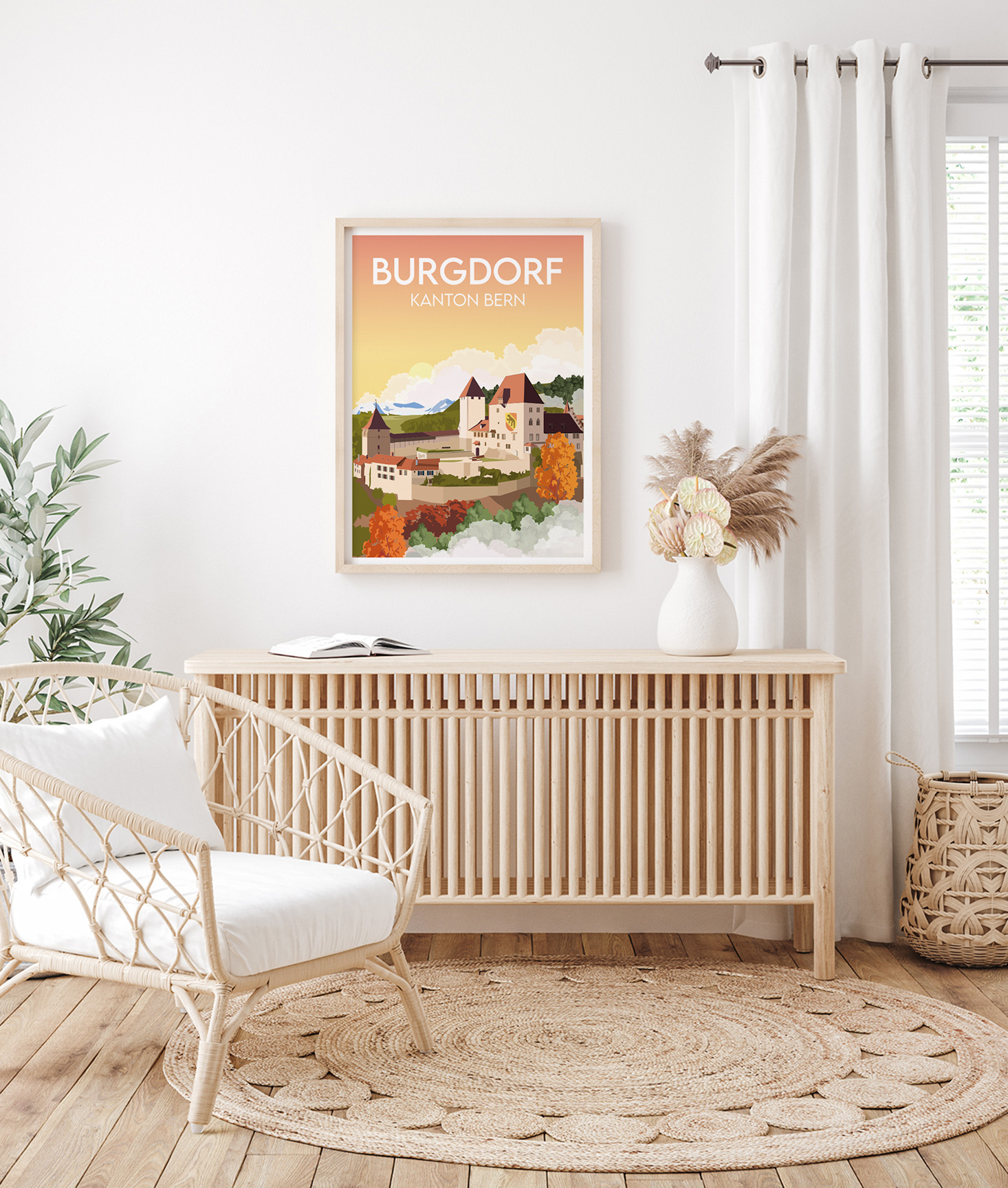 Affiche de Burgdorf, cadeau parfait pour décorer votre intérieur