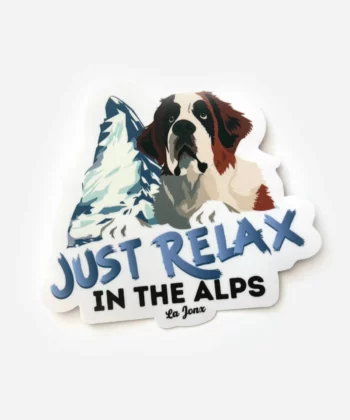 Sticker "Just Relax in the Alps"