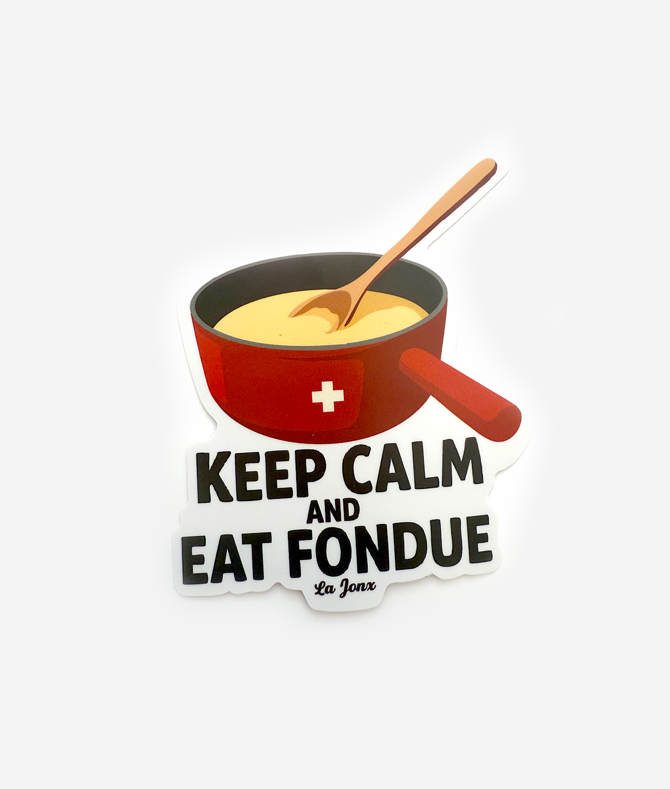 Sticker "Keep calm and eat fondue"