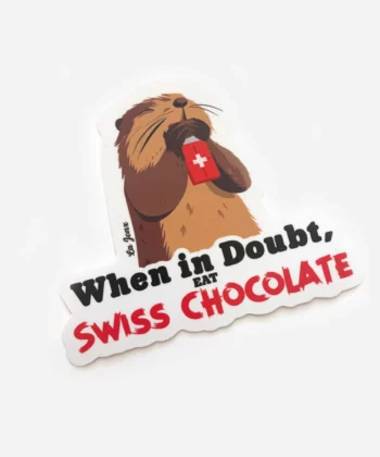 Sticker "Swiss chocolate"