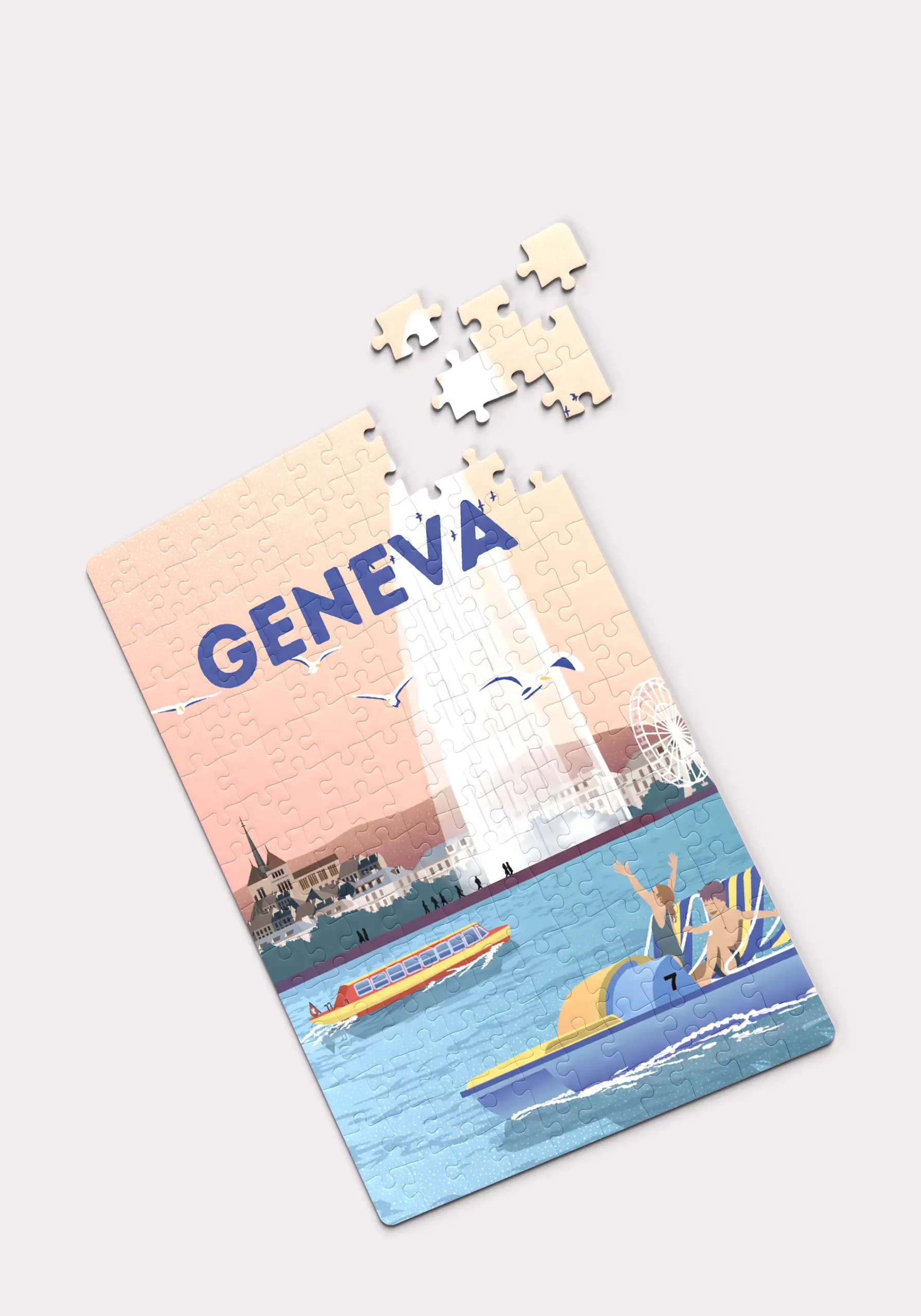 Mini puzzle été Genevois – Image 3
