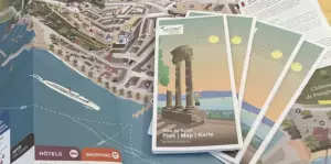 carte touristique de nyon, canton de vaud