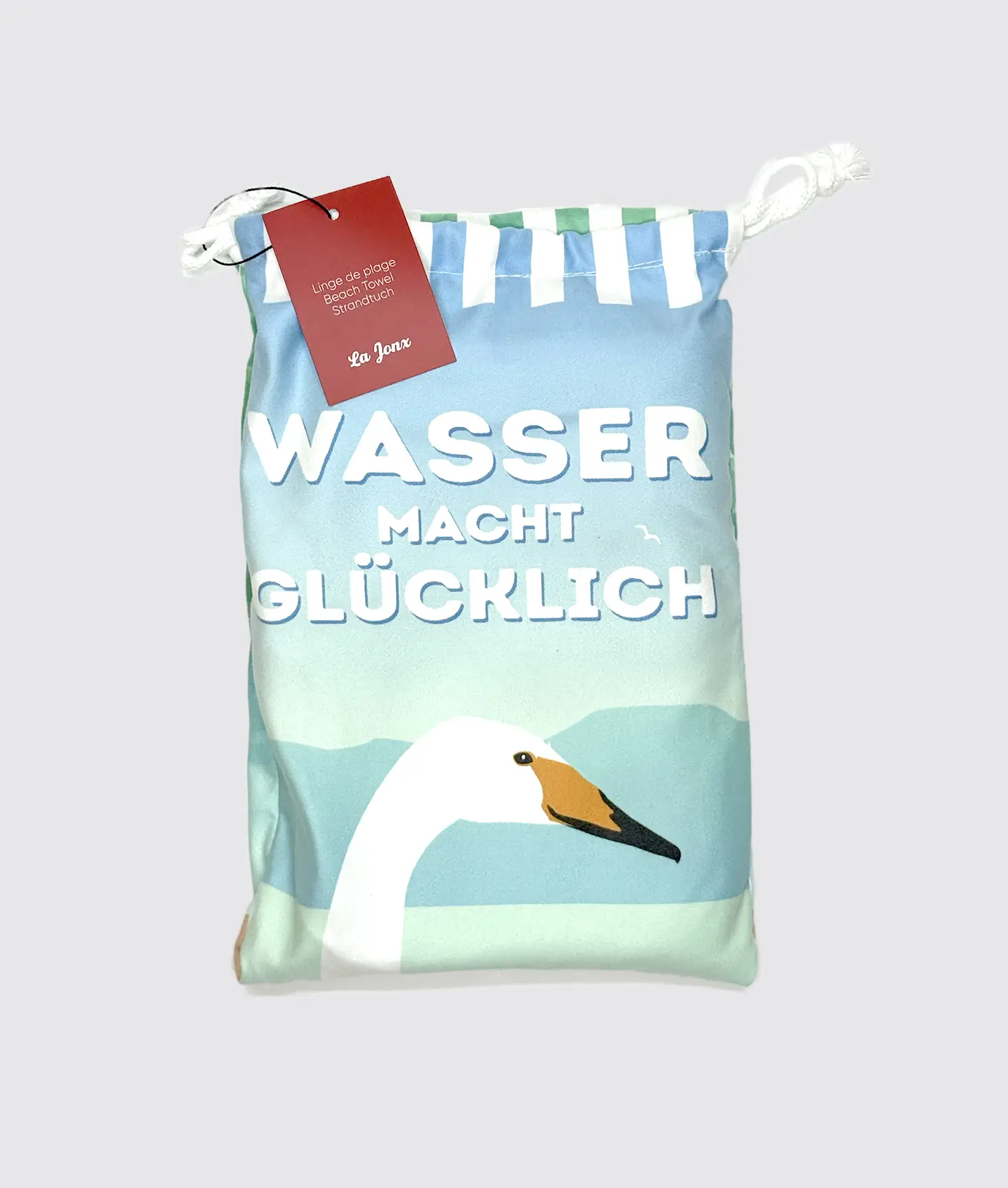 Linge de plage - Wasser macht glücklich
