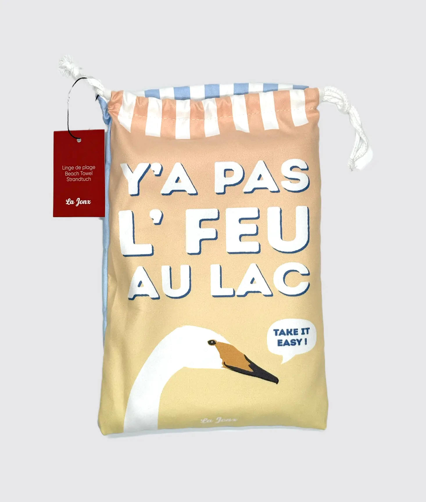 Linge de plage - Y'a pas l'feu au lac