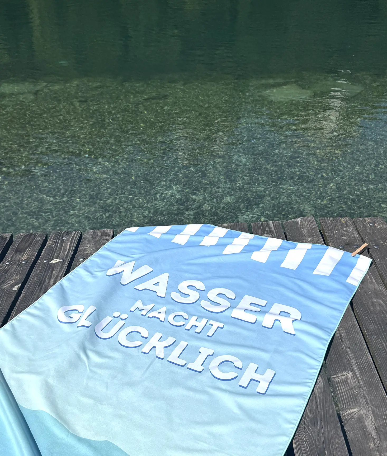 Linge de plage - Wasser macht glücklich – Image 4